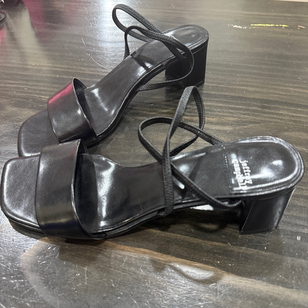 Jeffrey Campbell Adapt Heels Black Size 9.5